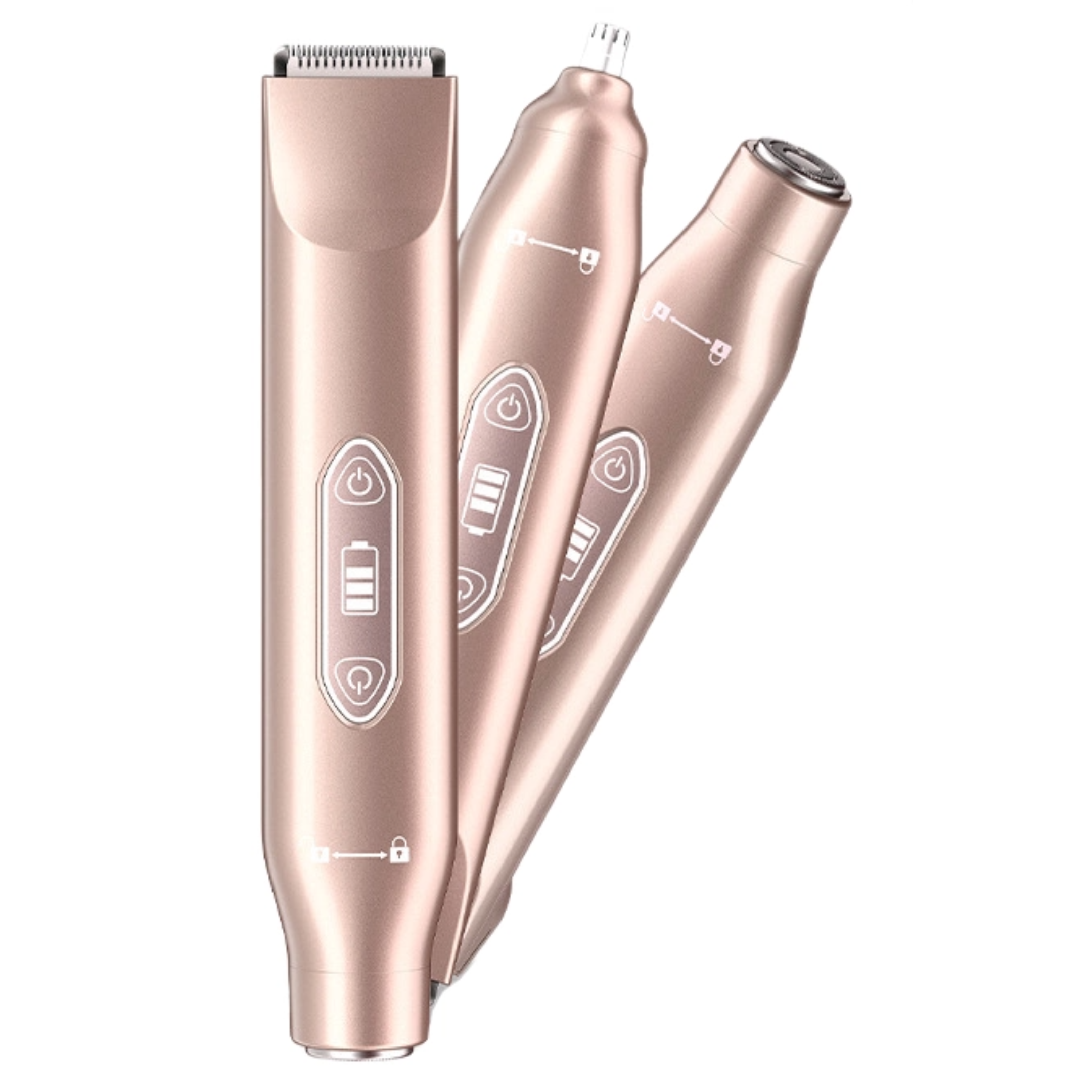 BettrShave™ Rose Gold | 3-in-1 Women's Body, Bikini & Facial Hair Trimmer