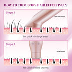 BettrShave™ Rose Gold • 3-in-1 Body Groomer